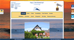 Desktop Screenshot of neuharlingersiel-nordseebrise.de